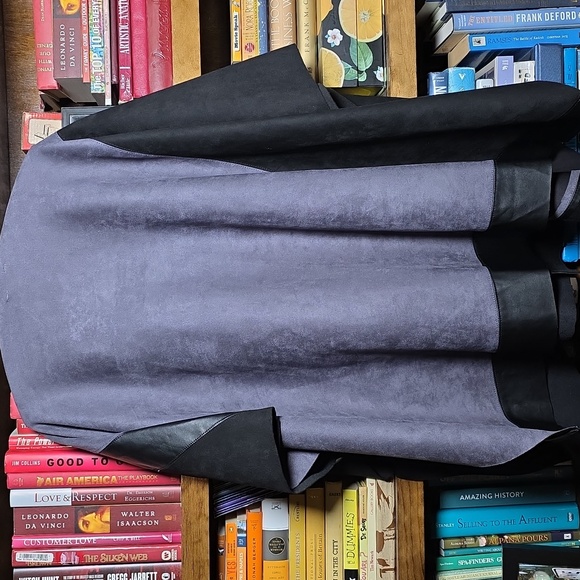 Essentials Sioni Faux Leather And Suede Wrap, Size S/M - Picture 6 of 10